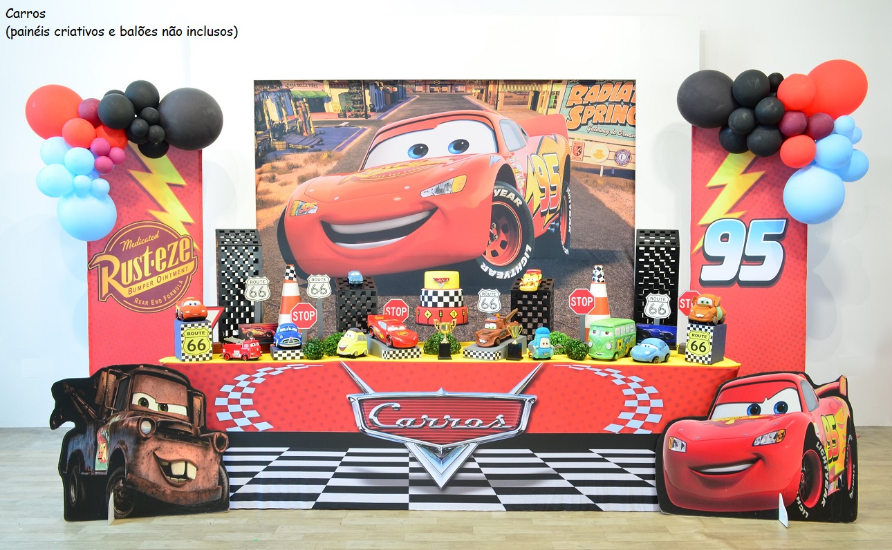 decoração festa infantil tema corrida