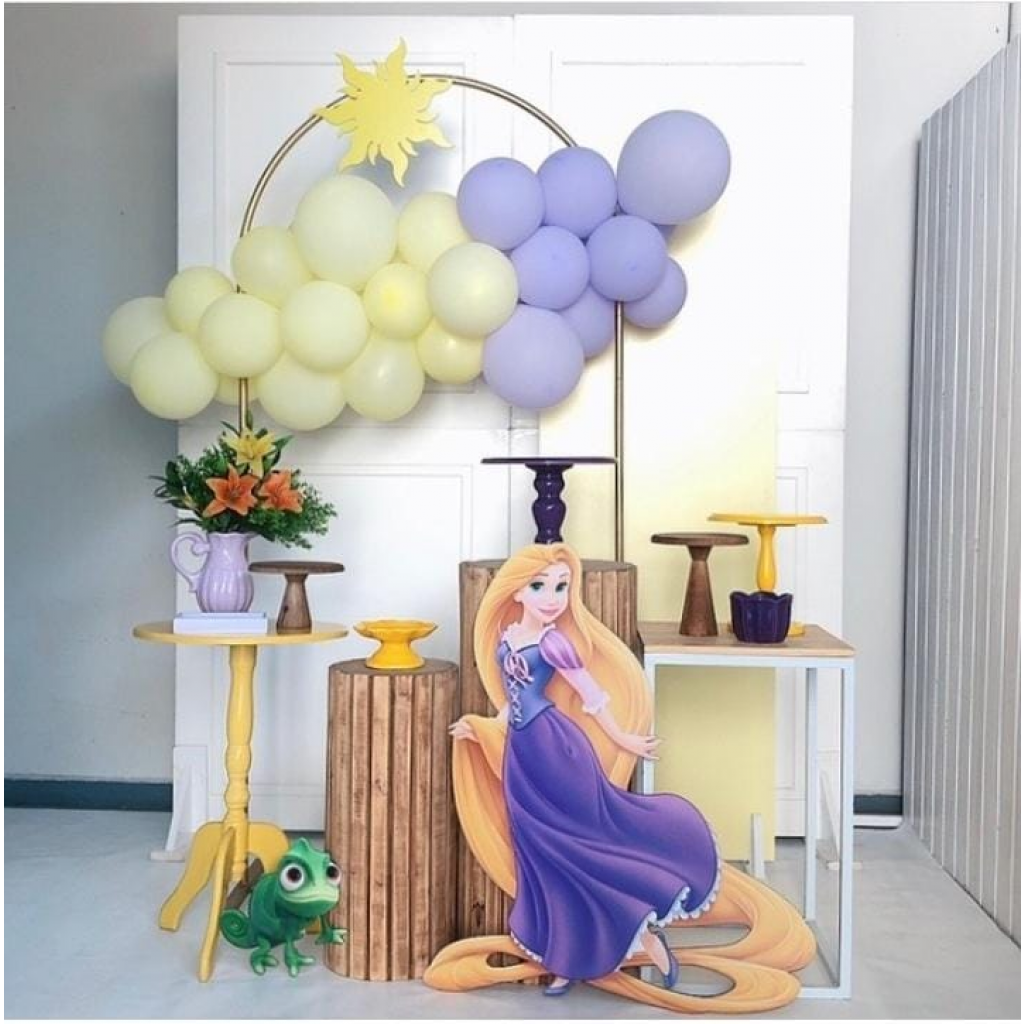 decoração festa enrolados