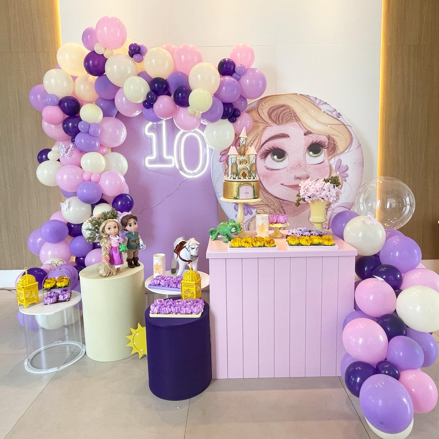 festa tema princesa rapunzel