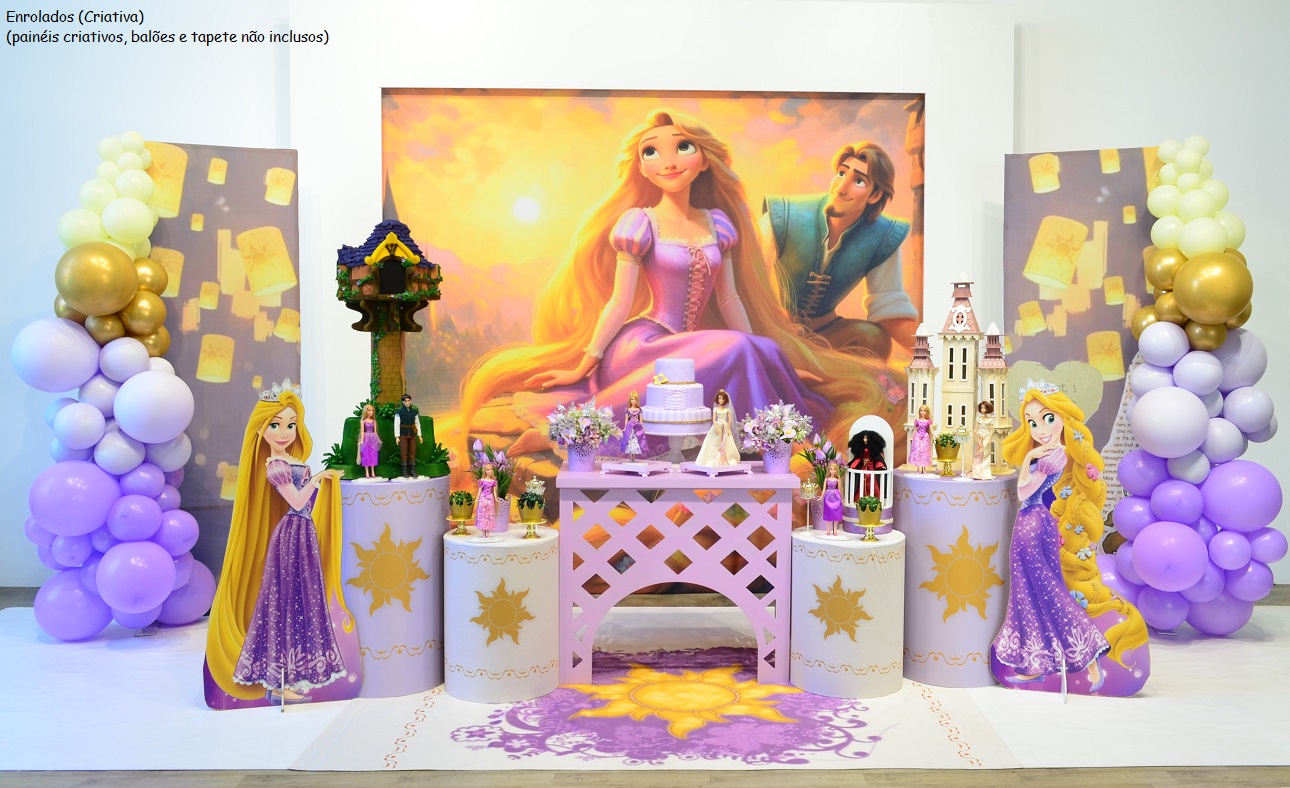 decoração quarto rapunzel
