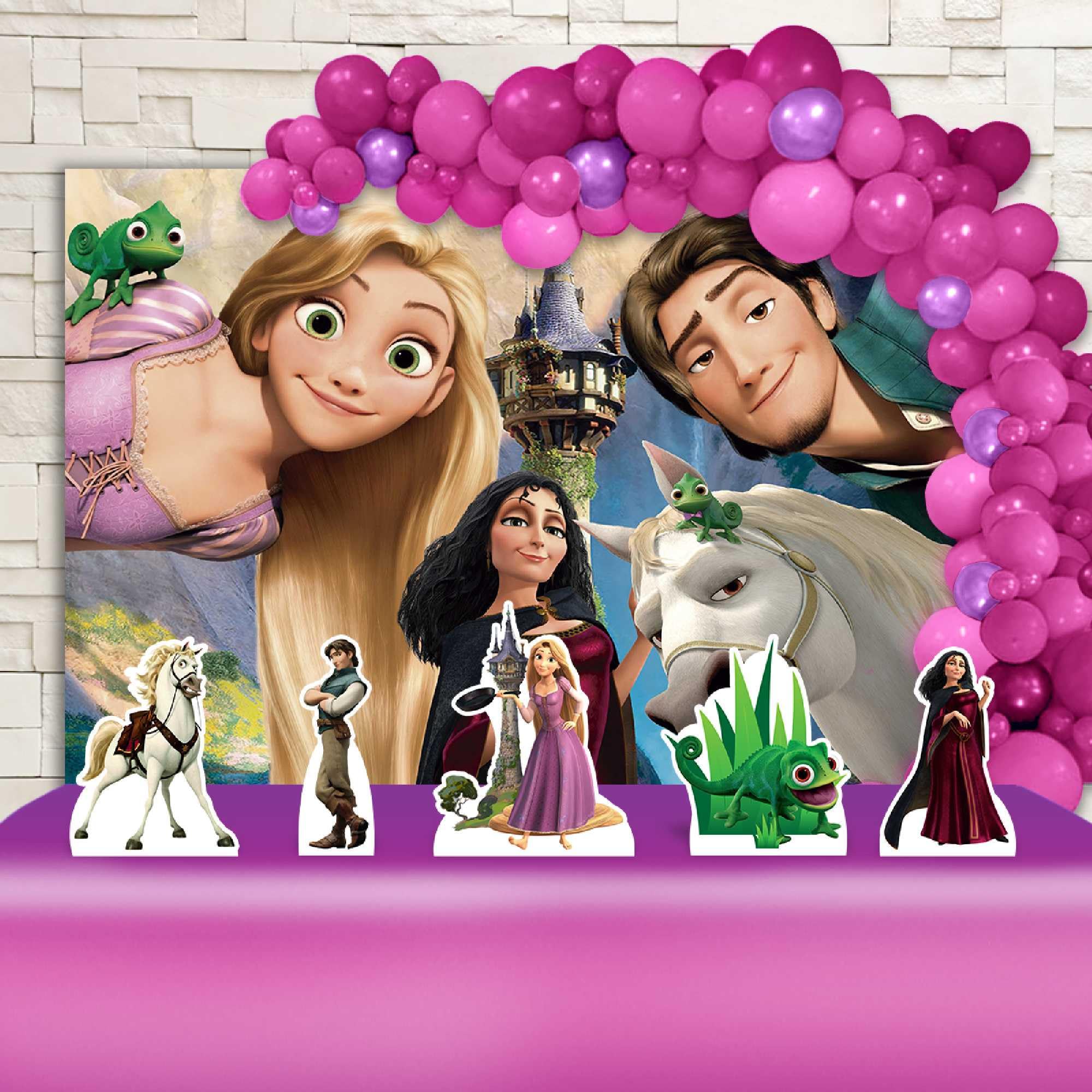 decoração festa infantil rapunzel