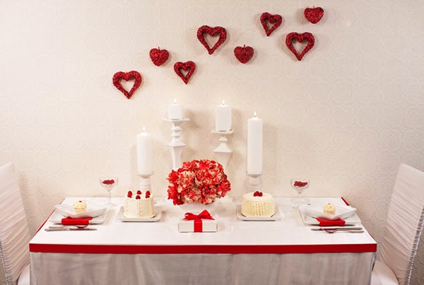 mesa de doces noivado simples