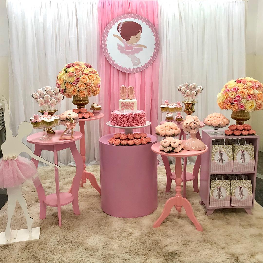 cores para festa bailarina
