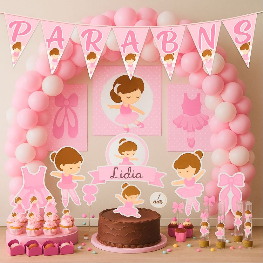 festa bailarina para bebê