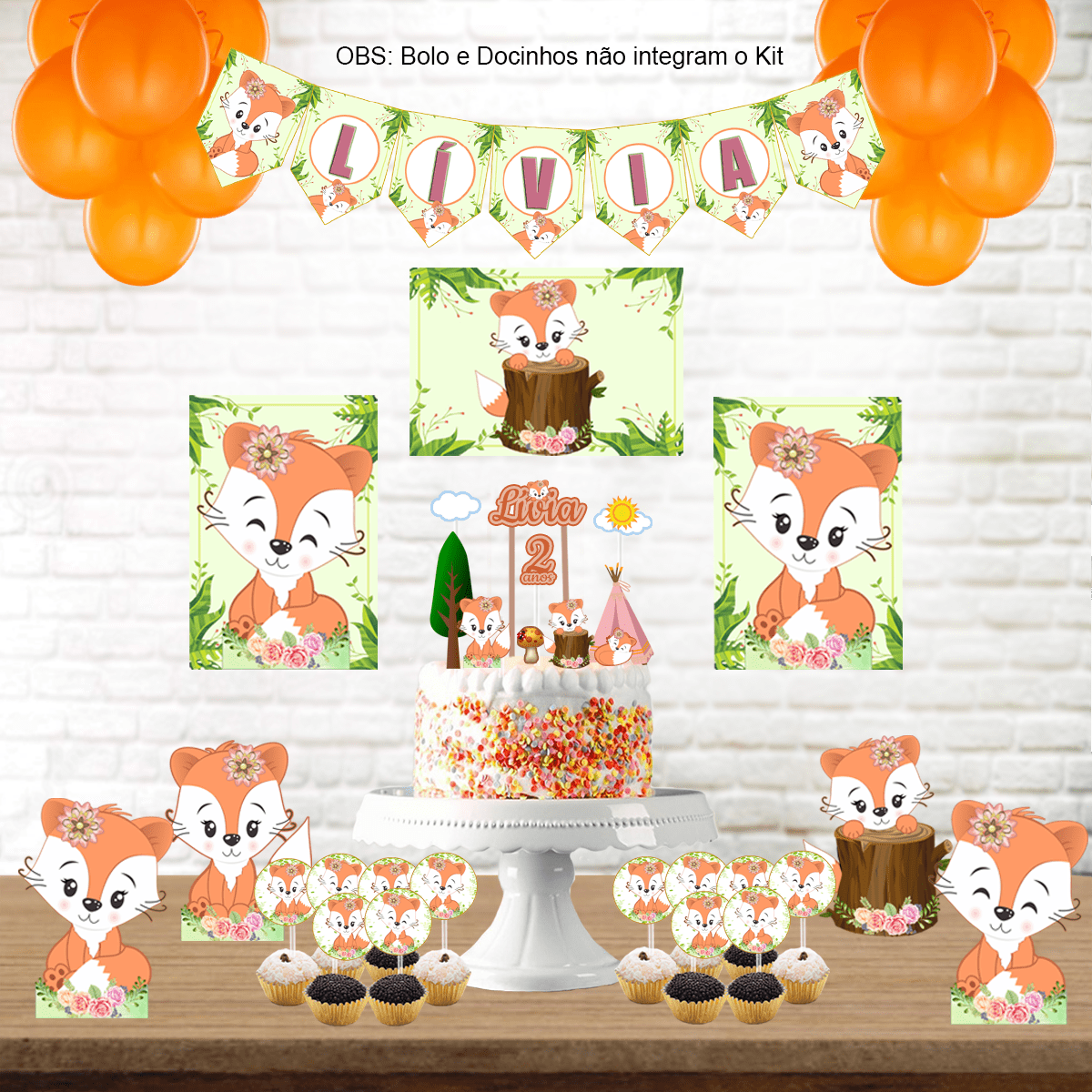 decoração bosque encantado infantil