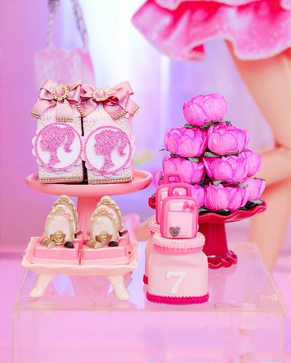 lembrancinha Barbie rosa