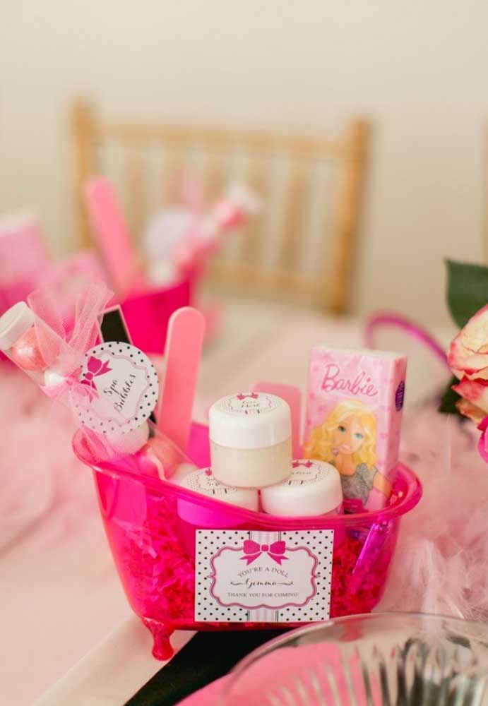 lembrancinha Barbie para aniversário