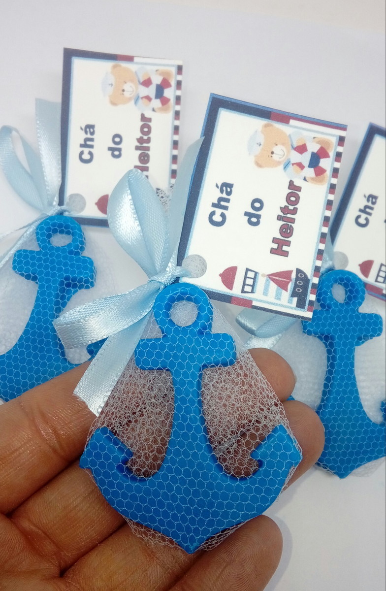 lembrancinha chá de bebê marinheiro DIY
