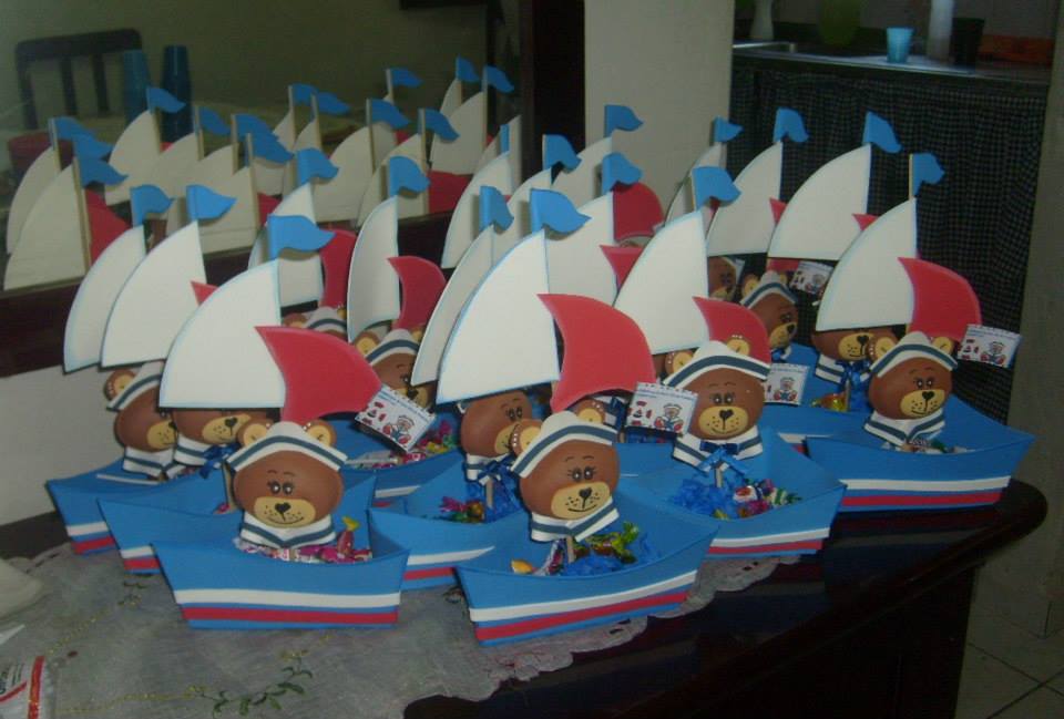ideias lembrancinha bebê marinheiro