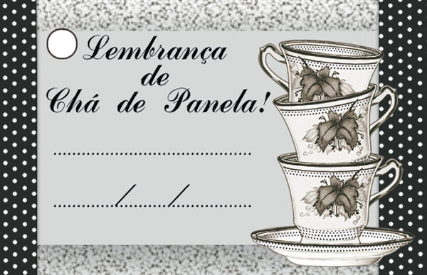 lembrancinha chá de cozinha xícara útil