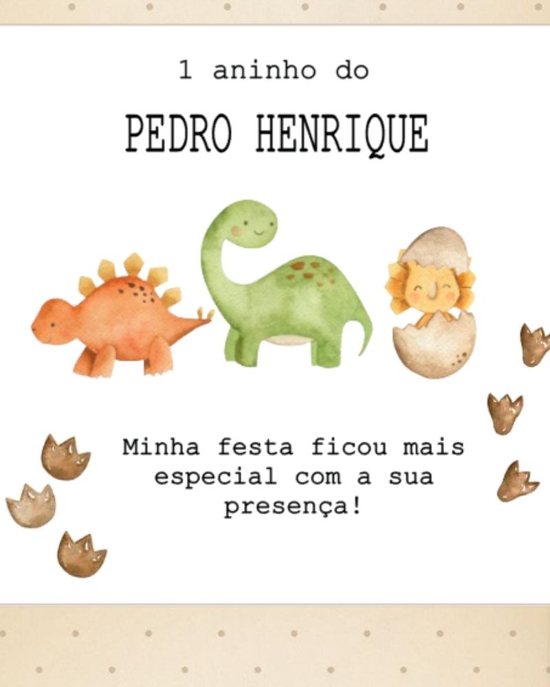lembrancinha dinossauro menina