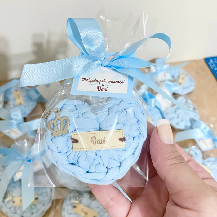 chaveiro de crochê personalizado