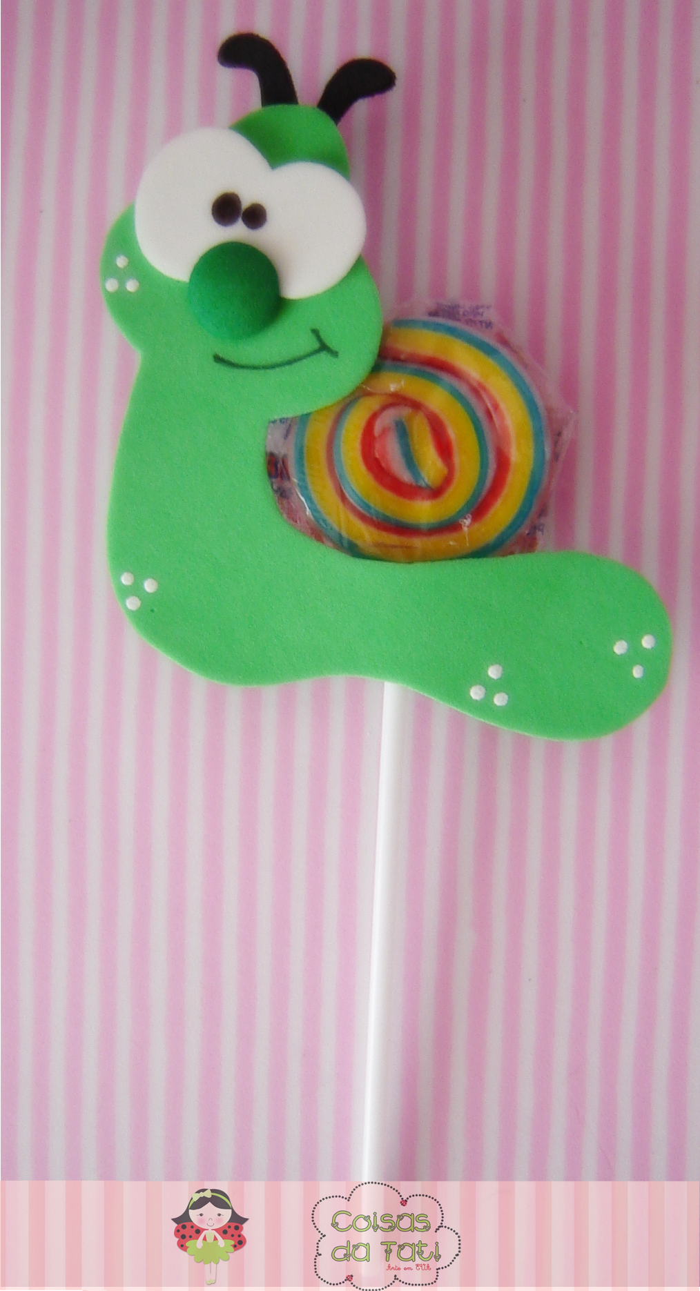 lembrancinha caracol personalizada