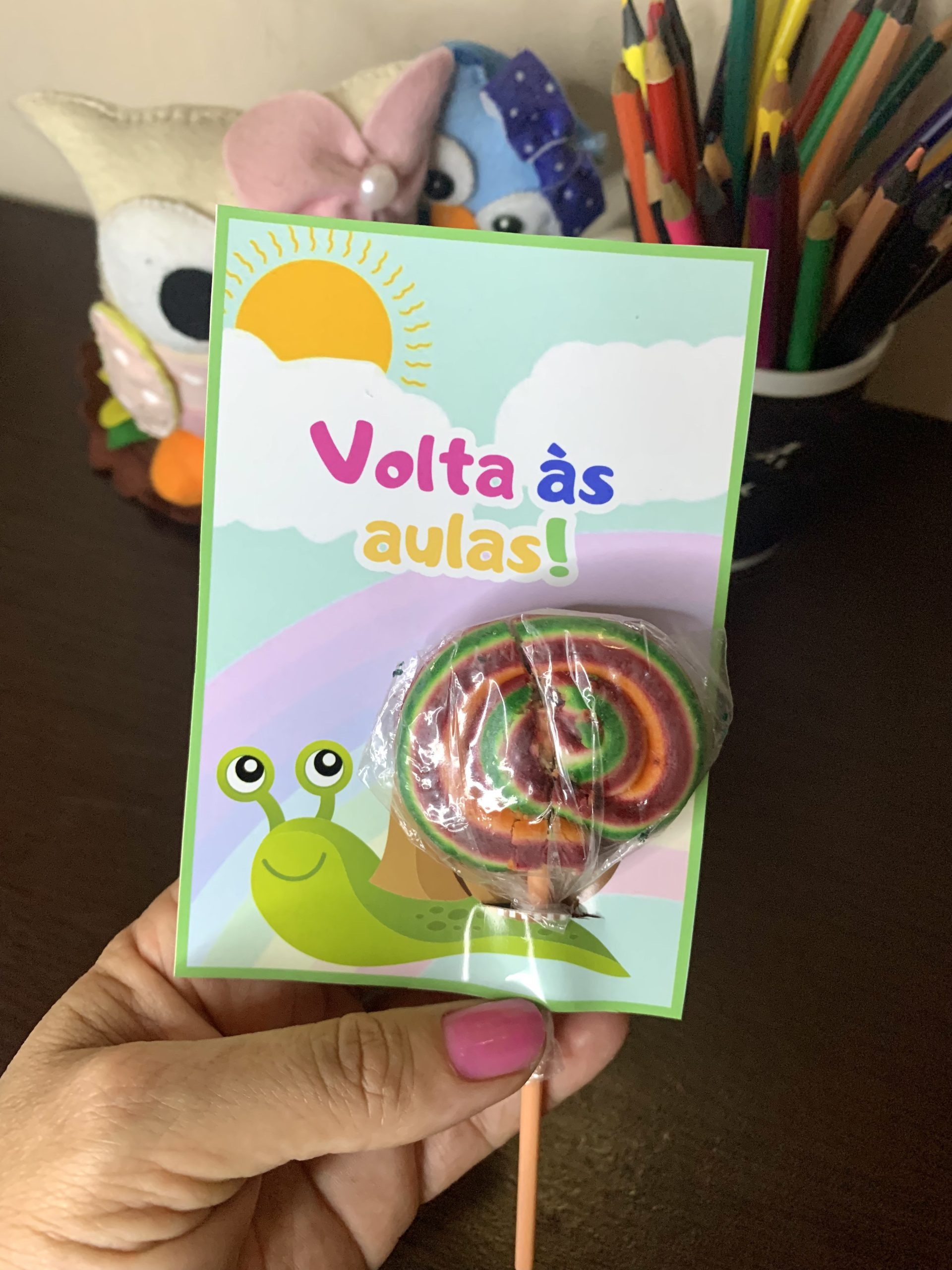 lembrancinha caracol para imprimir