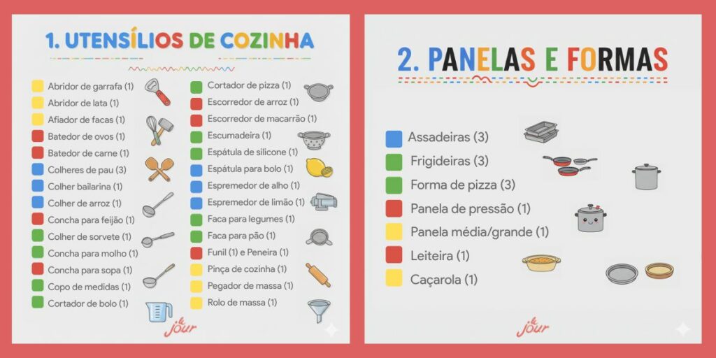 organizar chá de panela