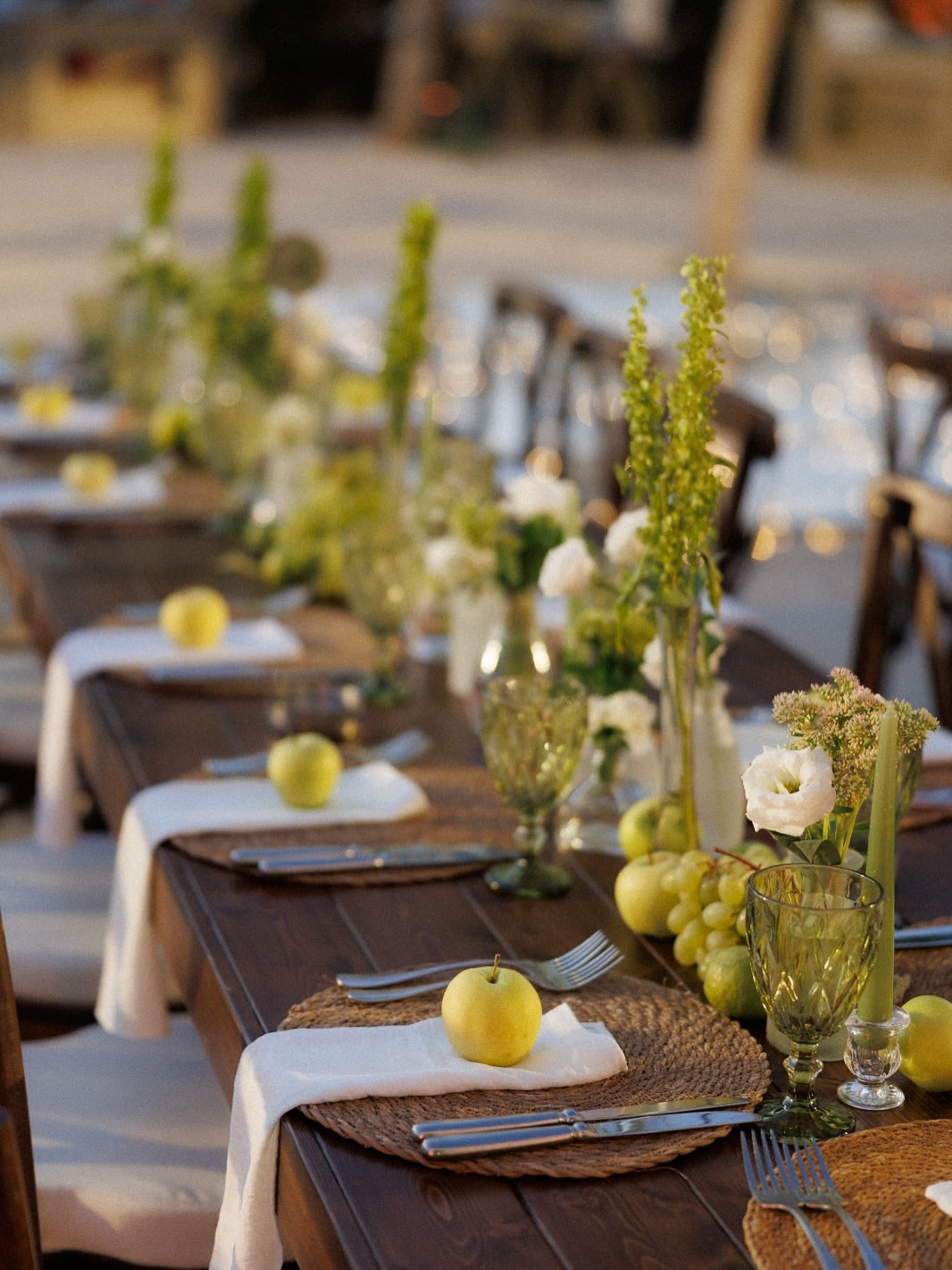 decoração mesa de casamento