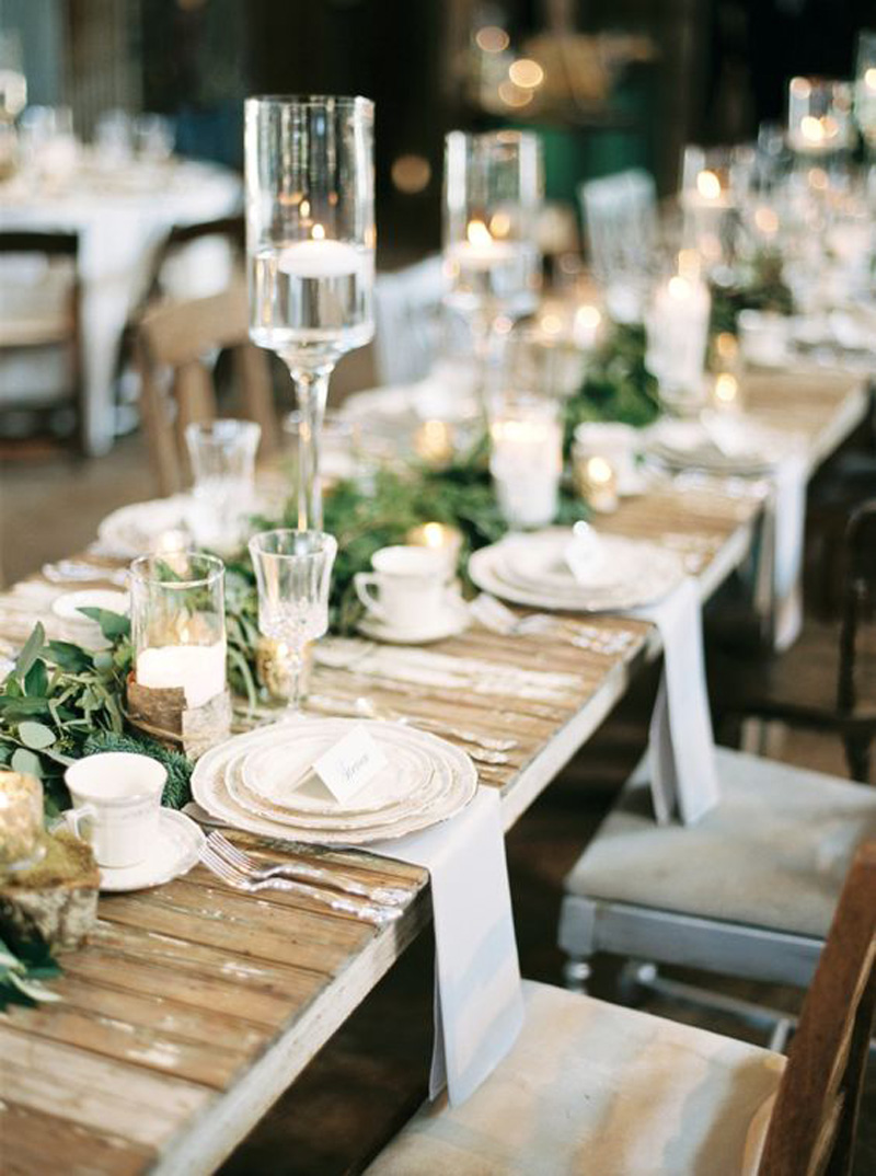 mesas espelhadas casamento