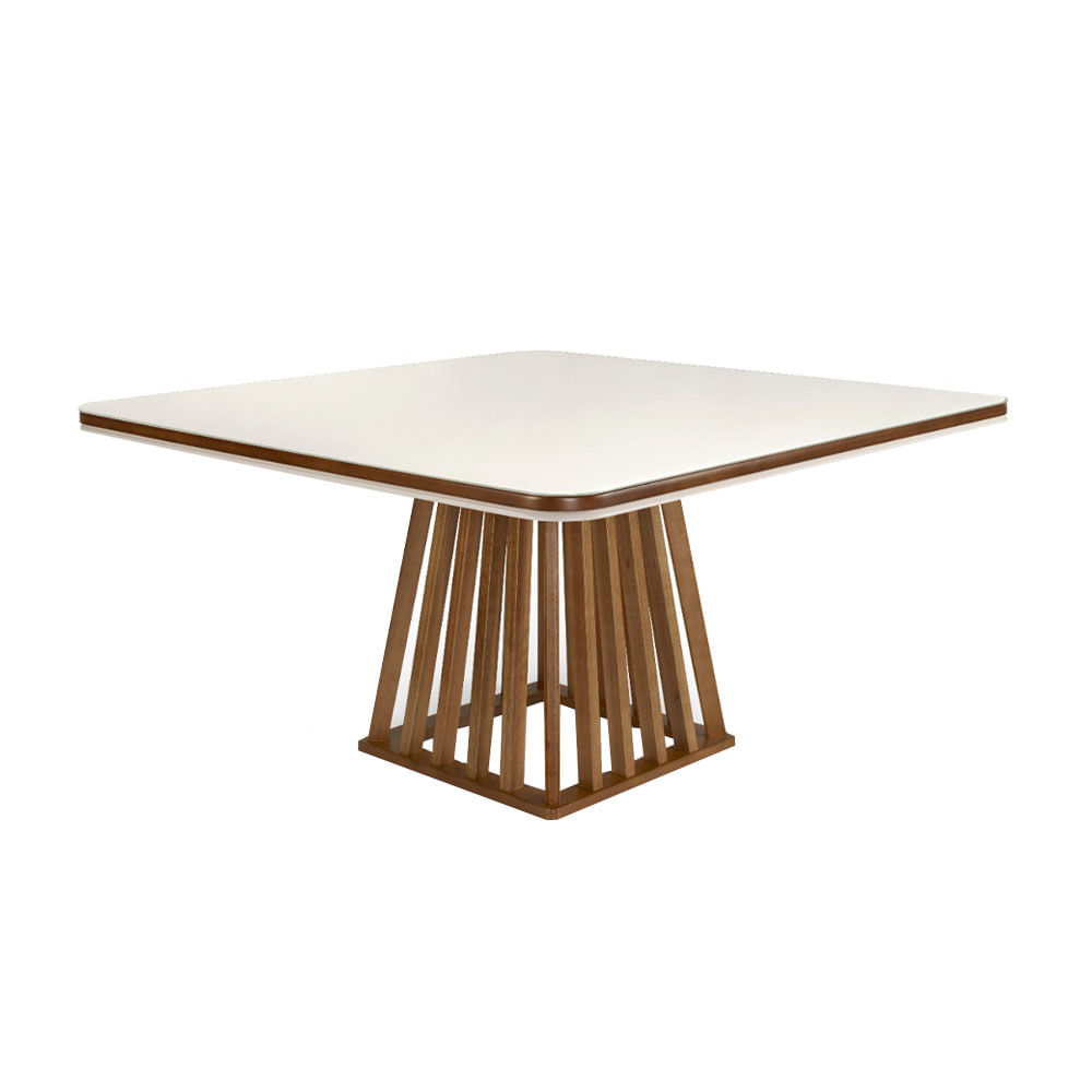 mesa quadrada com banco
