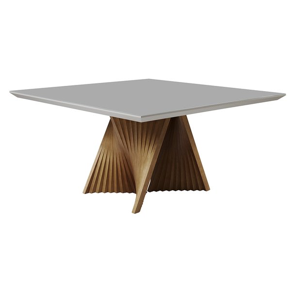 mesa de jantar quadrada moderna