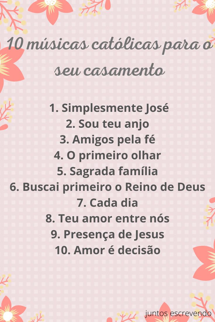 canções para casamento na igreja