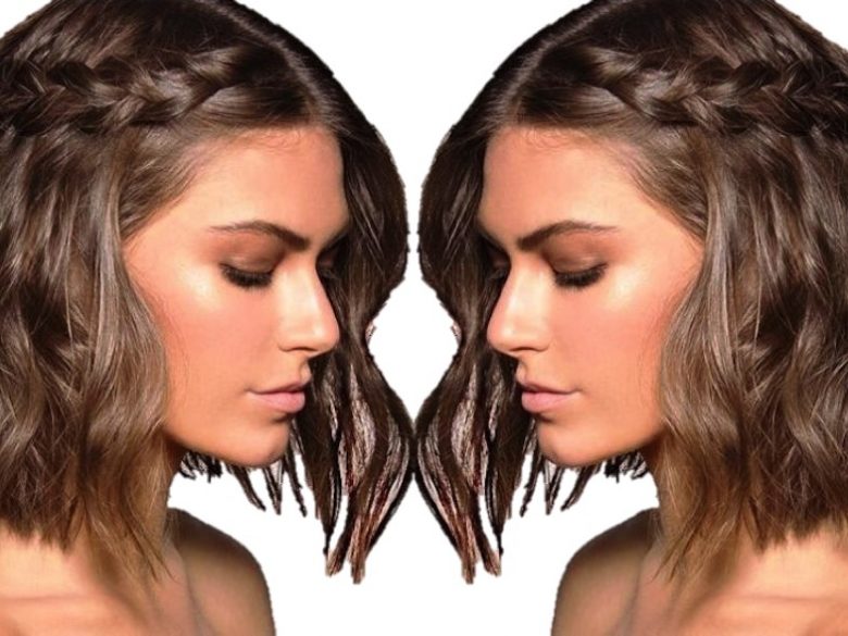 penteado cabelo curto liso