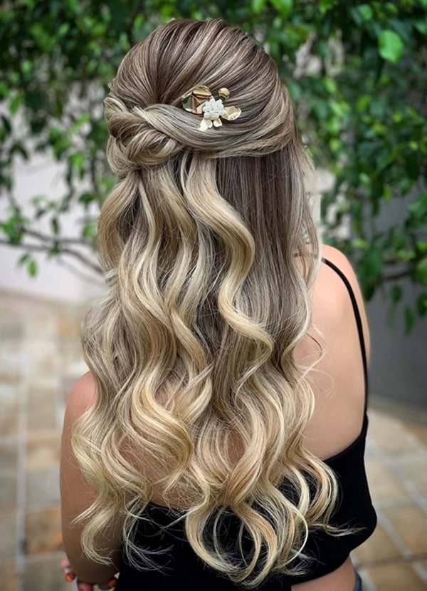 penteado para casamento civil