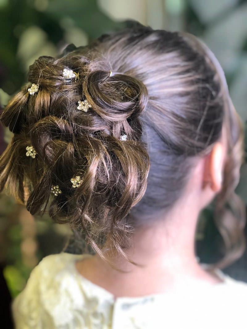 dicas de penteado para festa infantil