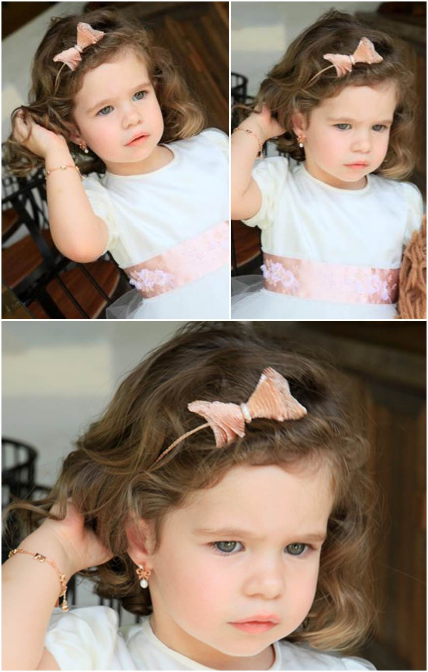 penteado para casamento à noite infantil