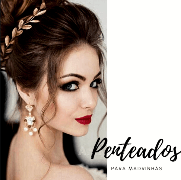 penteados presos para madrinha