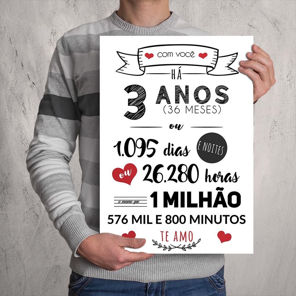presente para 50 anos de casamento