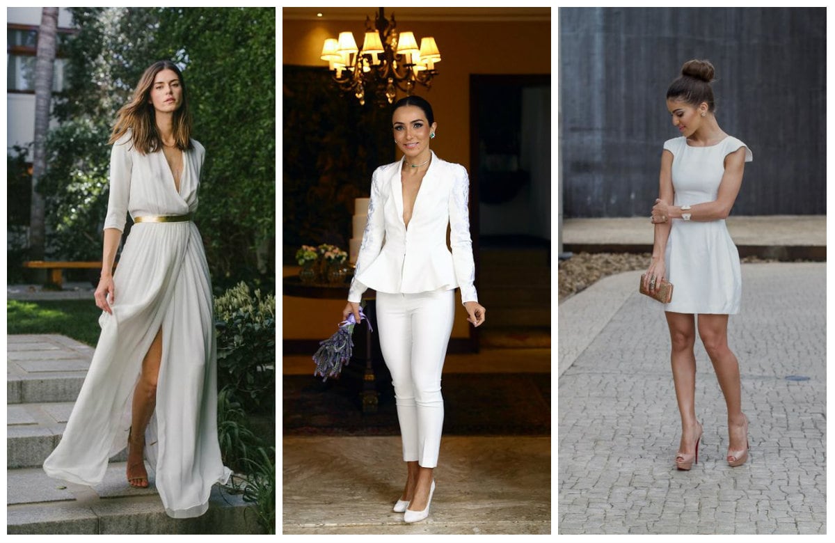 alternativas ao vestido de noiva casamento civil