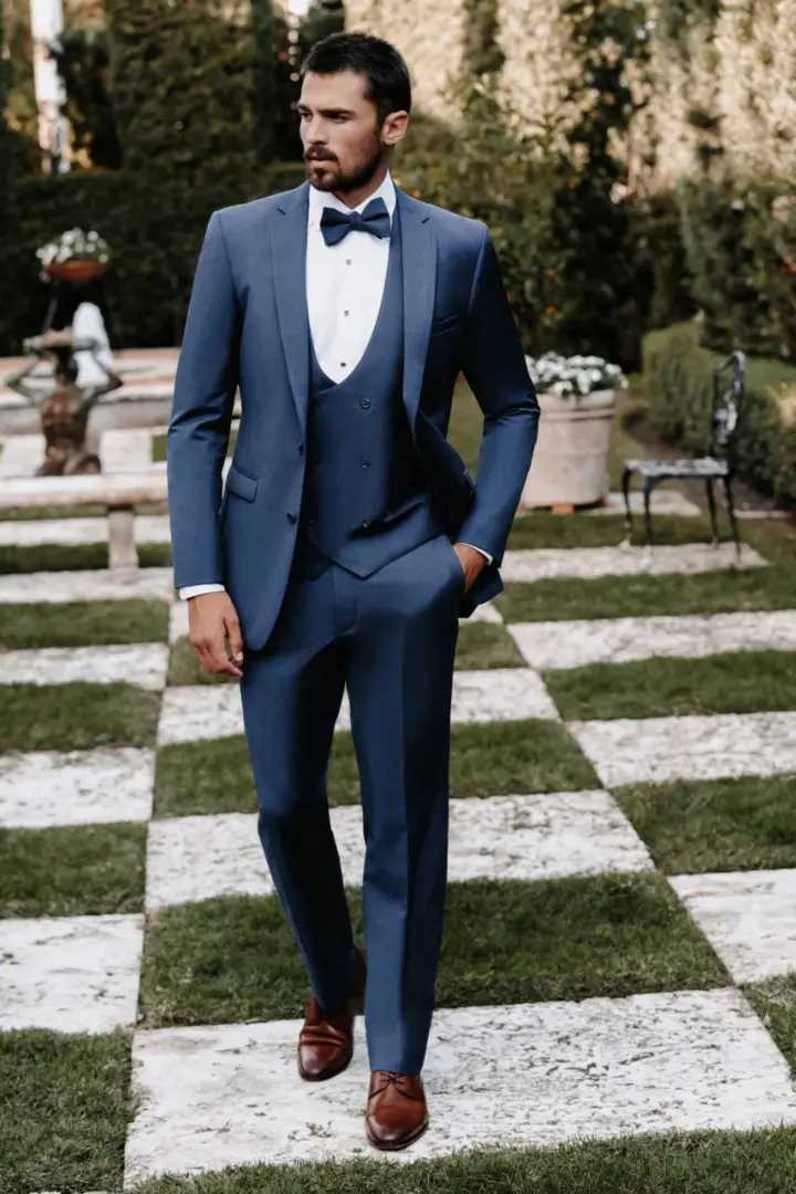 terno azul para casamento