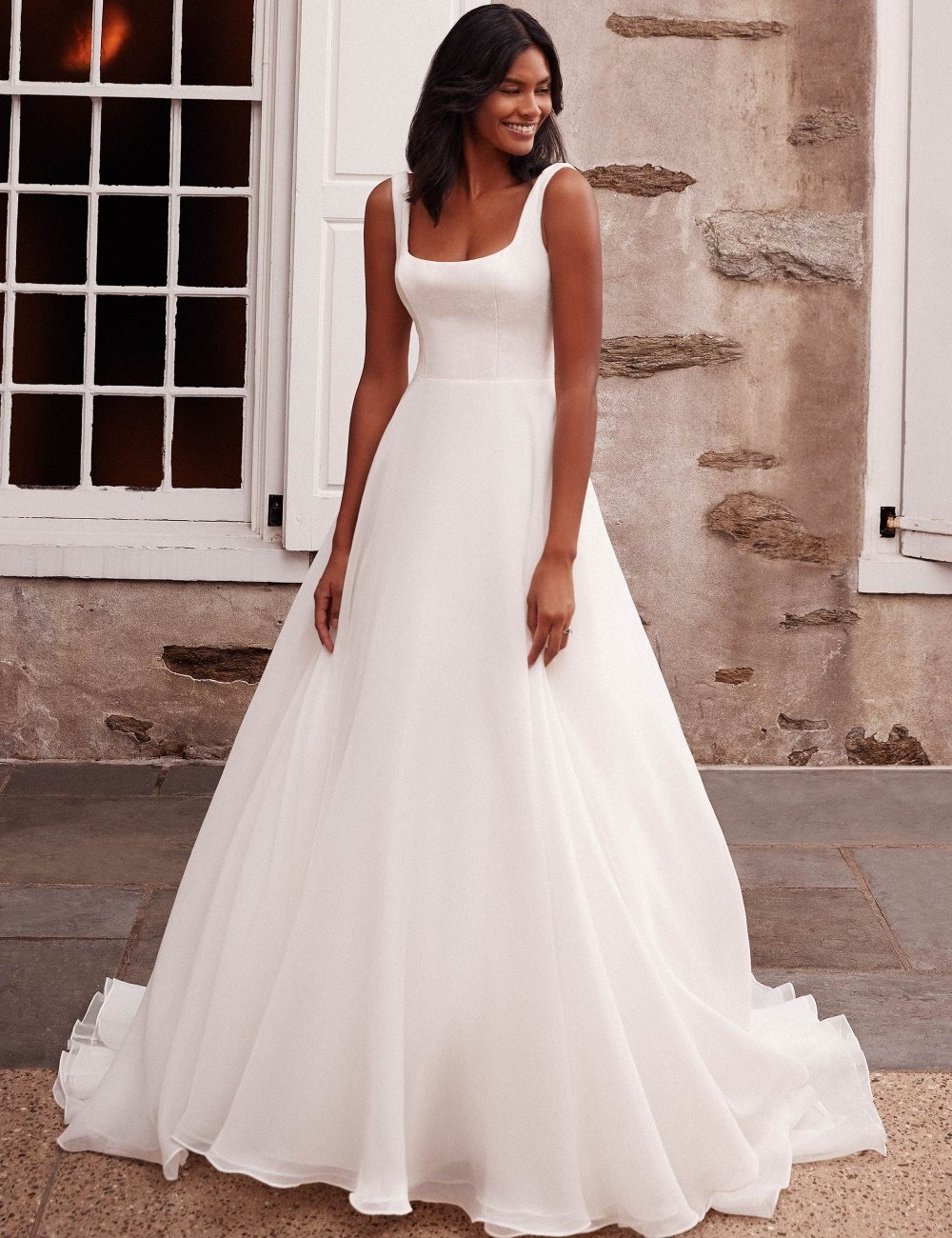 vestido de noiva gola alta ilusão