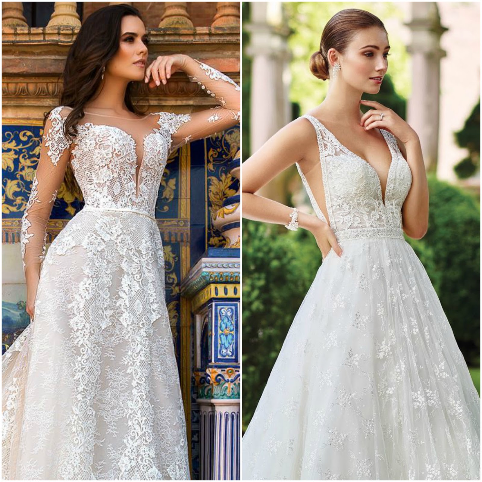 vestido de noiva decote coração ilusão