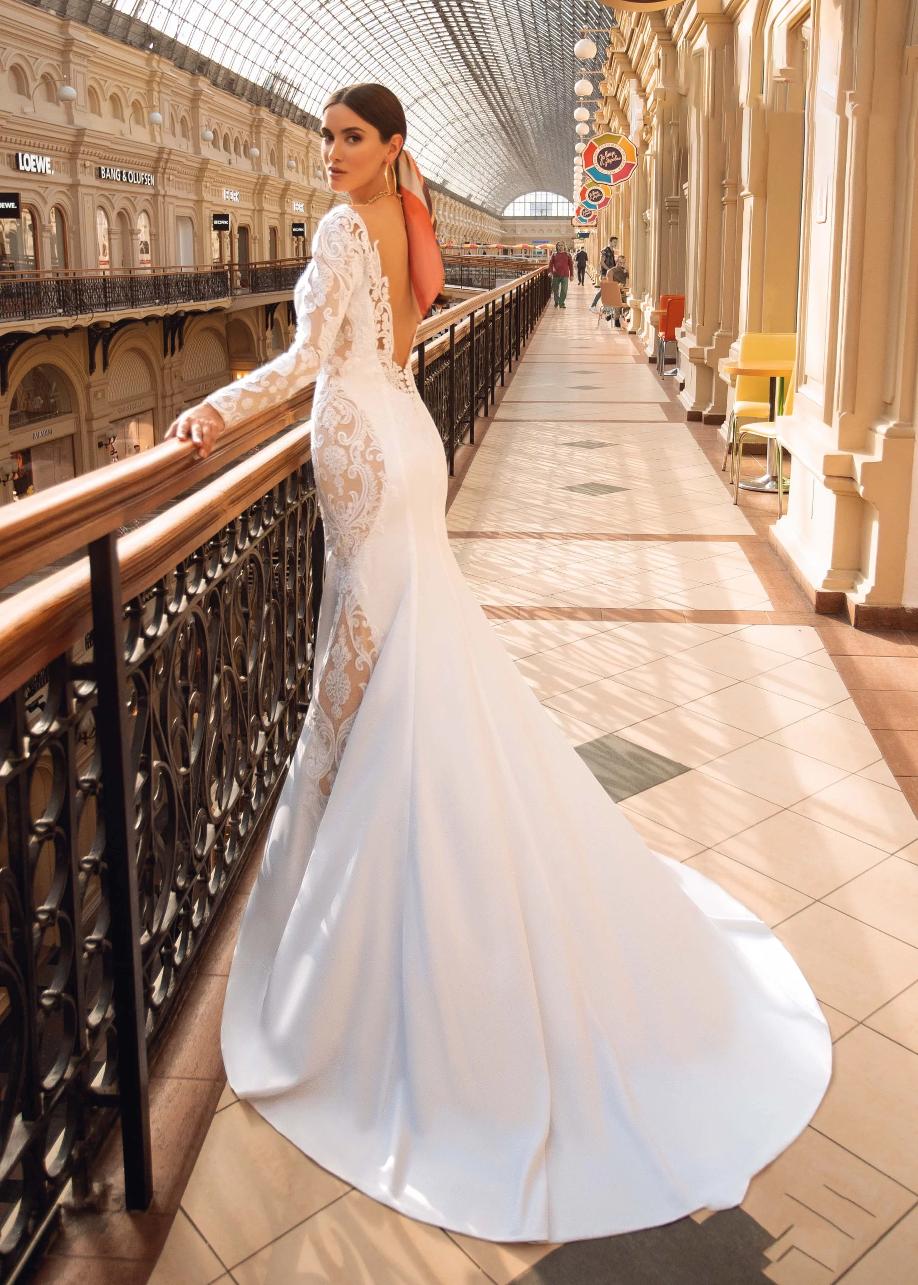 vestido de noiva decote transparente