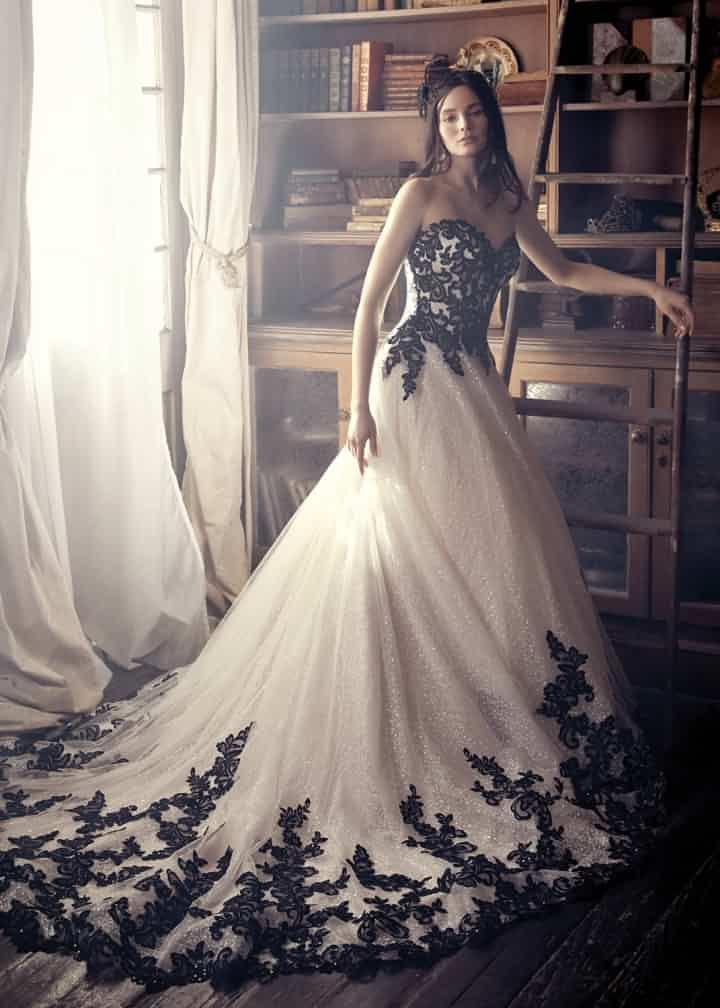 vestido de noiva dark romance