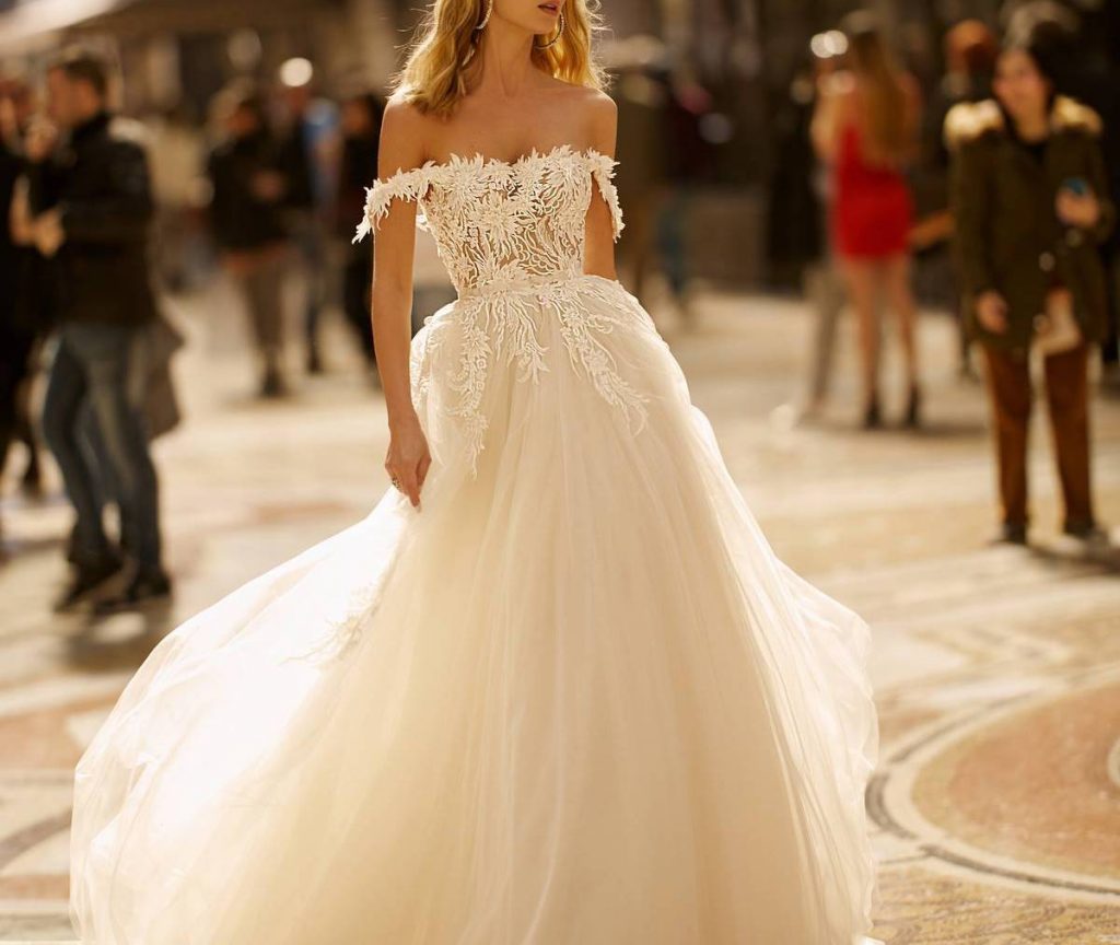 vestido de noiva saia tule princesa