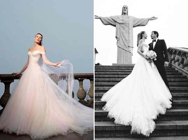 vestido de noiva saia tule evasê