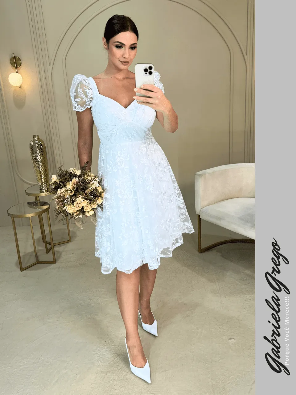 vestido de noiva saia tule casamento ao ar livre