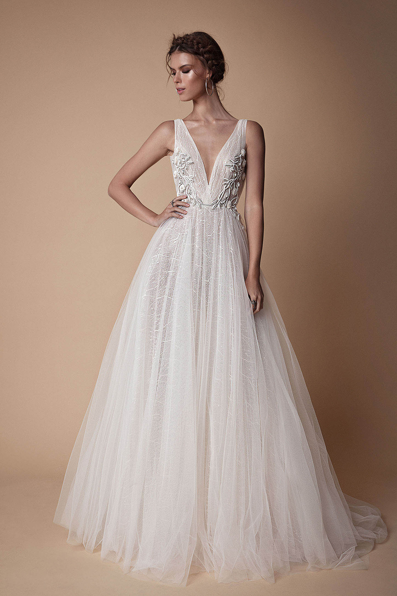 vestido de noiva saia tule volumosa