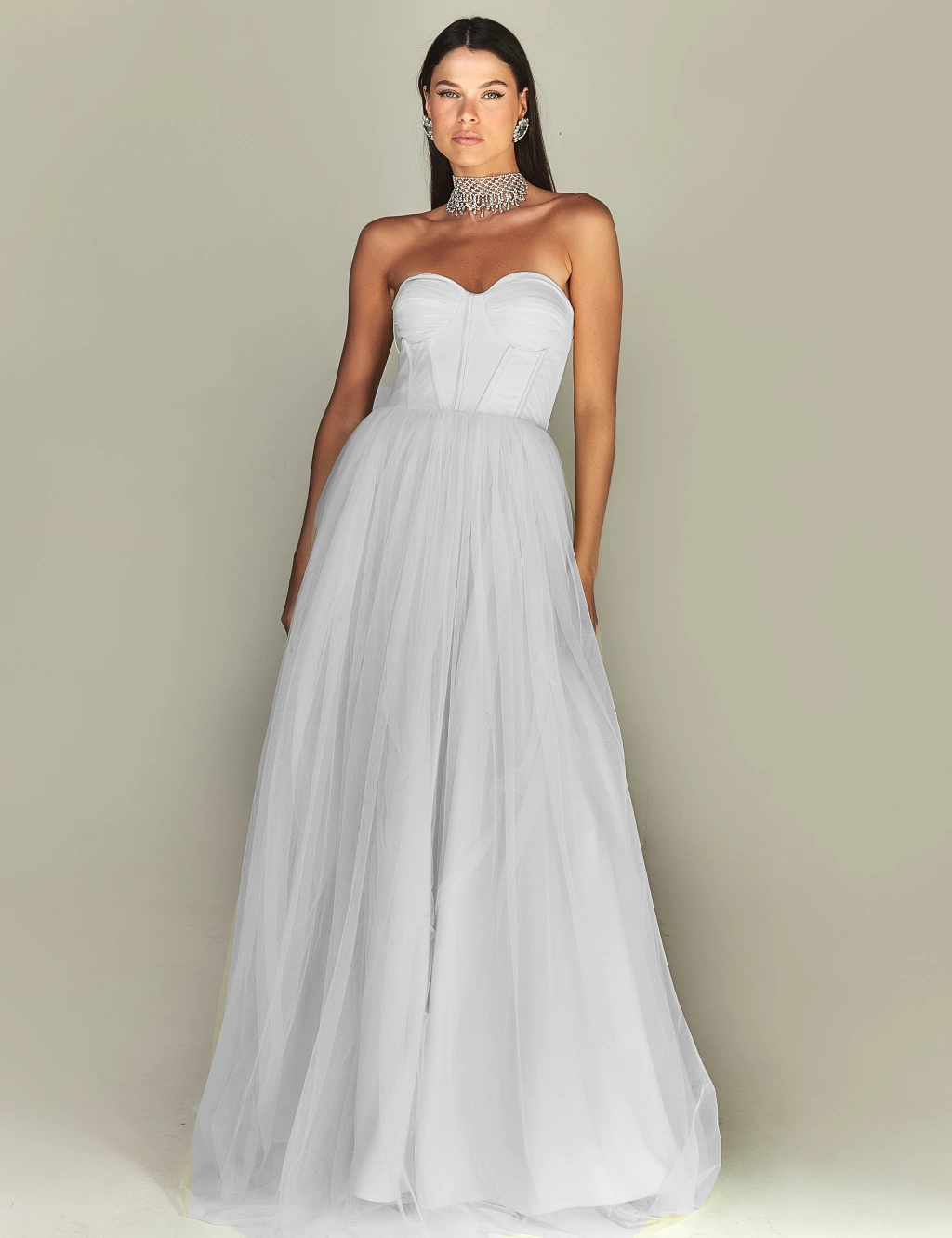 vestido de noiva saia tule leve